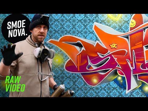 Painting the cleanest Graffiti in a Ruined Factory | Full Process