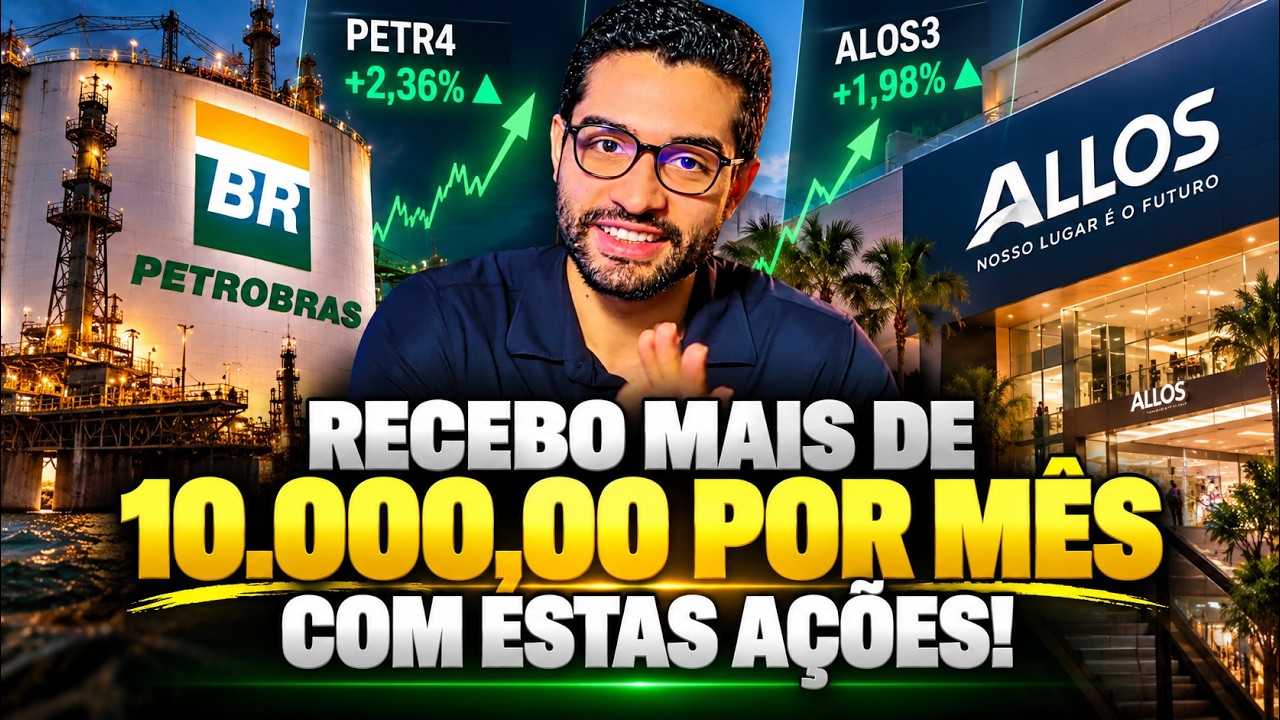 QUANTO IREI RECEBER DE DIVIDENDOS DE BBSE3, CXSE3, PETR4 E ALOS3 EM 2026 E EM 2027