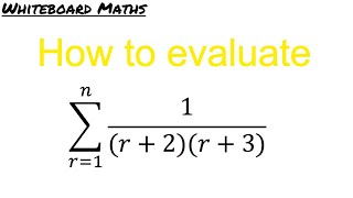 How to evaluate a fractional series
