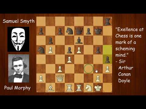 Beautiful Queen Sacrifice for Forced Mate|| Paul Morphy Vs Samuel Smyth