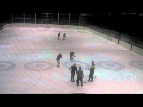 Curling at the Ice Sheet.