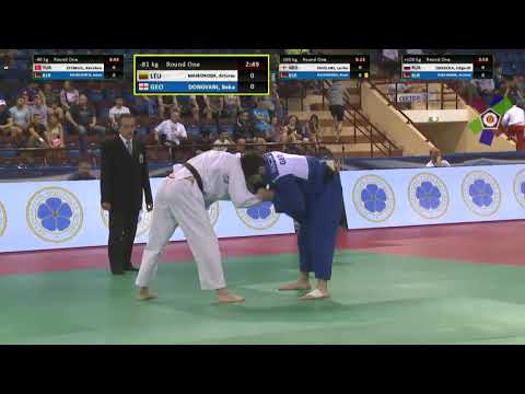 Arturas Maiboroda (LTU) - Beka Dongvani (GEO) [-81 kg] European Judo Open Minsk 2017