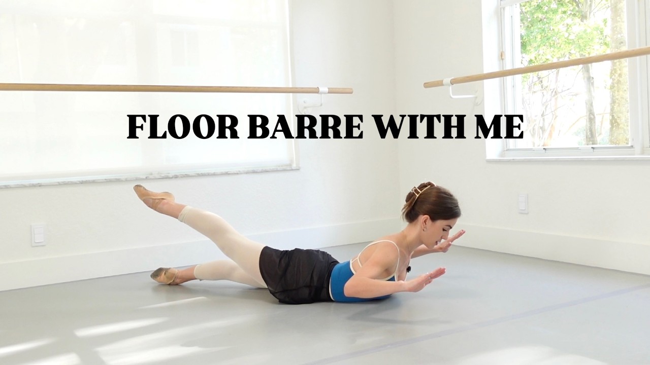 Ballet floor barre workout | Follow along with me