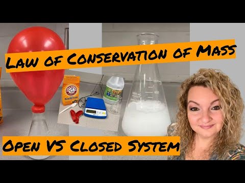 Law of Conservation of Mass Lab | Open VS Closed Systems | Baking Soda and Vinegar Experiment