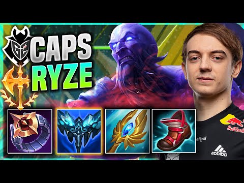 CAPS CHILLING WITH RYZE! - G2 Caps Plays Ryze MID vs Lee Sin! | Season 11