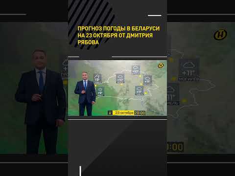 ТЕПЛО И СЫРО. Прогноз погоды в Беларуси на 23-25 октября от Дмитрия Рябова