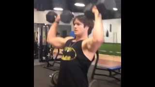 Steven R. McQueen Working Out