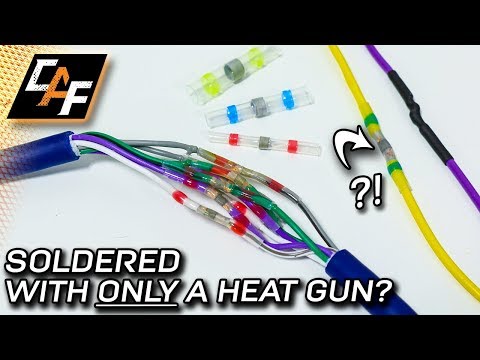 Soldering WITHOUT a soldering iron? Solder & Seal Connectors