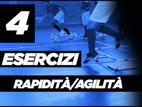 4 ESERCIZI DI RAPIDITÀ/AGILITÀ PER I PULCINI U10