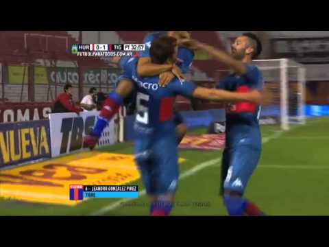 Gol de González Pirez. Huracán 0 - Tigre 1. Fecha 10. Primera División 2015. FPT