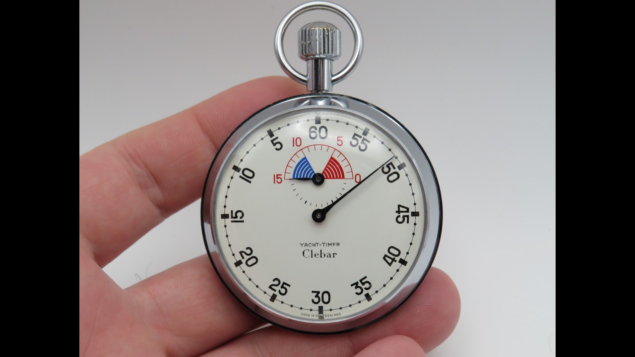 Vintage Mechanical Stopwatch Clebar/Leonidas Yacht -Timer Swiss Made