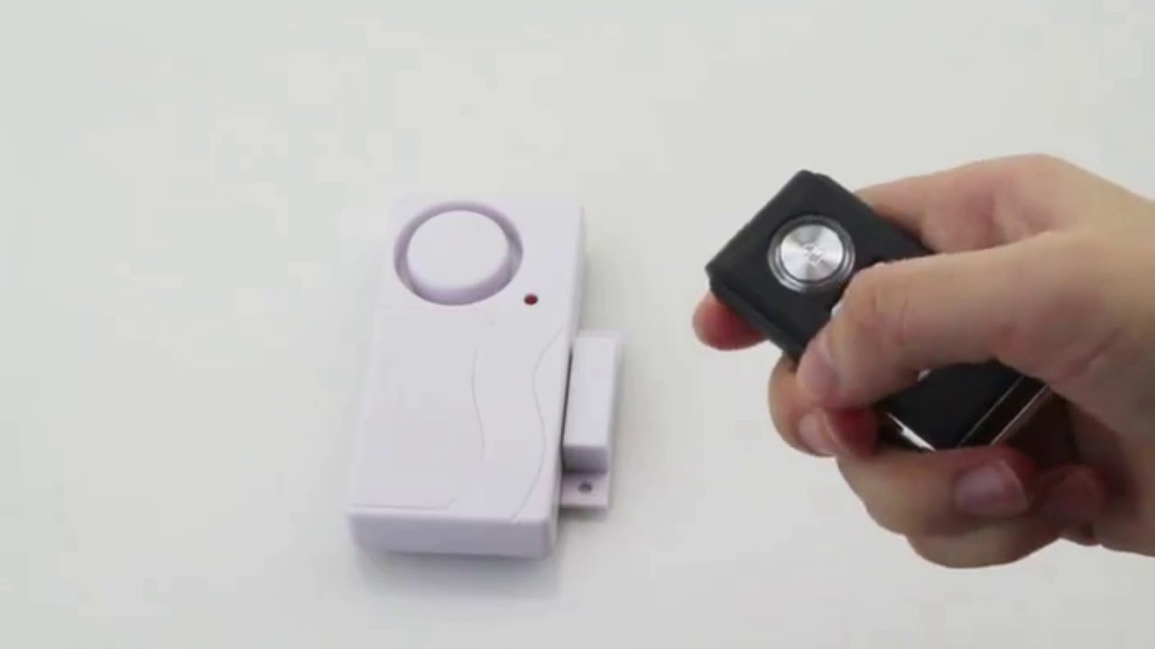 Door Window Entry Security ABS Wireless Remote Control Door Sensor Alarm Host Burglar Security Alarm