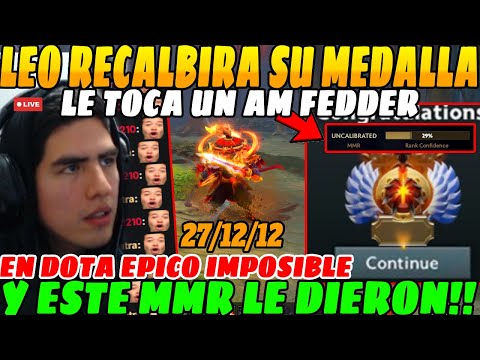😲Leo RECALIBRATES his MEDAL in IMPOSSIBLE DOTA with an Anti-Mage FEDDER😲 | Leo PLAYS his WORLD CUP😲