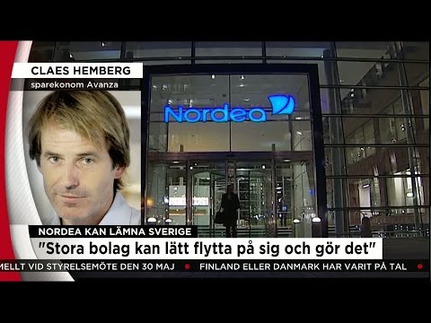Hemberg om Nordea: ”Vill visa att de gör som de vill” - Nyheterna (TV4)