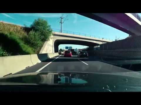 Fahrt auf der A391 Kreuz Braunschweig Süd bis Abfahrt Hamburger Straße