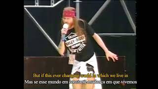 Live and let die - Guns N&#39; Roses (Legendado PT/ING)