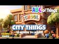 City Things The ABC Of Things Collection Learn English Words With Fun