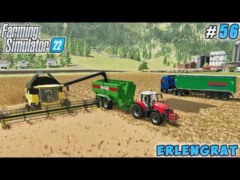 Selling farm products, harvesting canola, spraying slurry | Erlengrat Farm | FS 22 | Timelapse #56