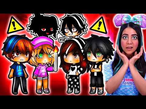 THE CURSED SLEEPOVER 😈😱 Gacha Life Mini Movie Horror Story Reaction