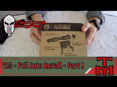 First Strike T15   Full auto install Part 1 | Magfed Paintball How To