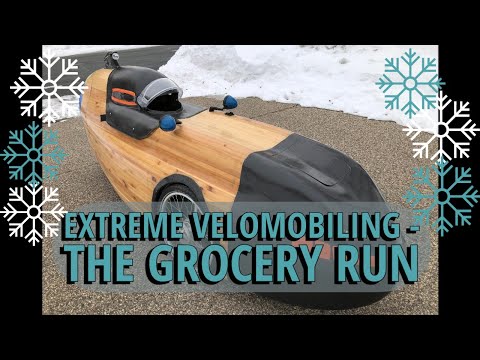 Extreme Velomobiling - Can my velomobile and I survive a grocery run at 0F?