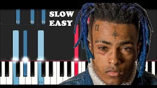 Cooliecut, Craig Xen (XXXTentacion) - Nothing (SLOW EASY PIANO TUTORIAL)