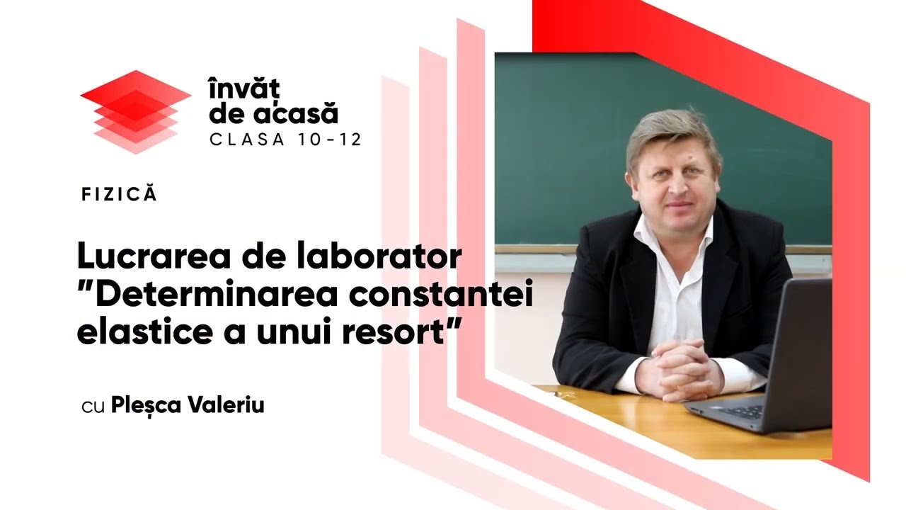 Fizic?; cl. X, Determinarea constantei elastice a unui resort