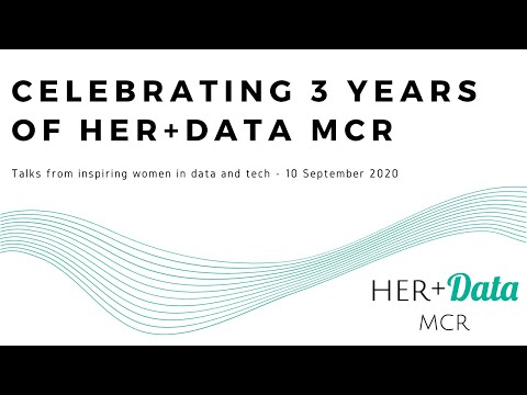 Meet Amazing #WomenInData: Celebrating our 3rd birthday! HER+Data MCR - September 2020 Meetup