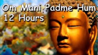 SLEEP MEDITATION - Om mani padme hum mantra 12 hour full night meditation with Tibetan Monks