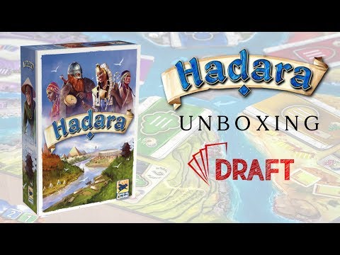 Hadara unboxing // mi van a dobozban? - :: Draft :: Társasjáték vlog