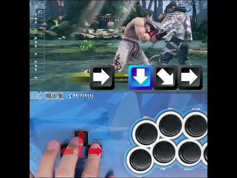 How to wavedash in Tekken 8 with Mixbox / WASD Keyboard/ leverless controller #mixbox #tekken8