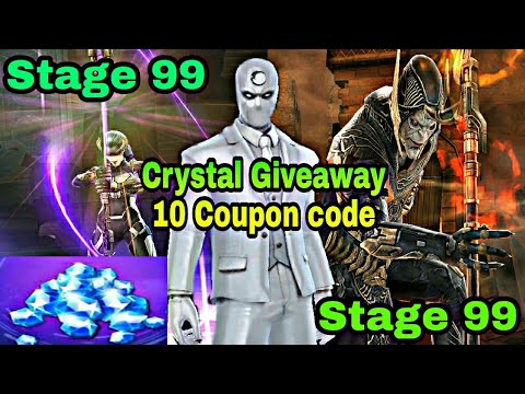 Crystal Giveaway! WBU  Proxima and Corvus Stage 99 Clear By Moon Knight - Marvel Future Fight