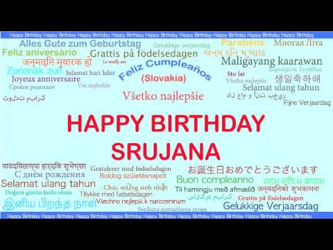 Srujana   Languages Idiomas - Happy Birthday