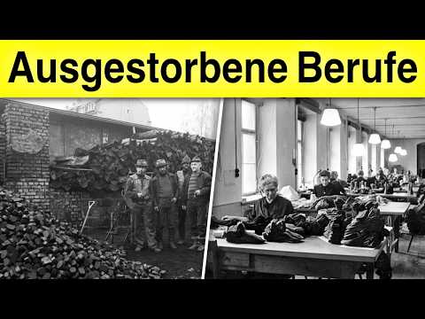 Disappeared GDR professions, 18 crafts that disappeared after the fall of the Wall