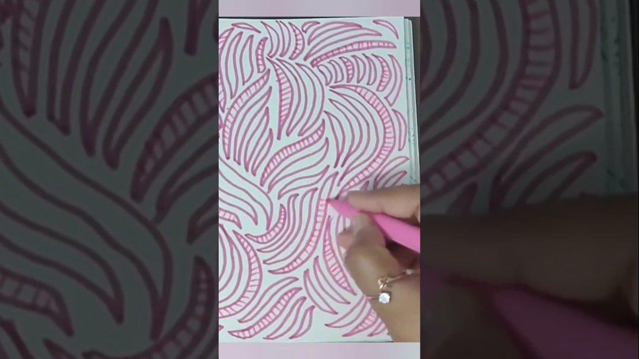 Pink Zentangle Pattern !