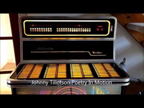 Johnny Tillotson Poetry In Motion played on the Wurlitzer Atlanta Juke Box
