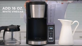 How to Maintain the Ninja® 12-Cup Coffee Brewer to ensure great tasting coffee (CE200 Series)