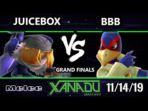 S@X 328 SSBM - Juicebox [L] (Sheik) Vs. BBB (Falco, Fox) Smash Melee Grand Finals