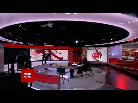 evening news outro + Blooper: TOTH rolling news intro - 1800GMT Wed 30 Nov 2022 - BBC News Channel