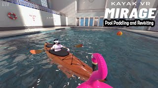 Mixed Reality Pool Paddling & Revisiting Bjornoya Norway | KAYAK VR: MIRAGE | Meta Quest 2 + LIV