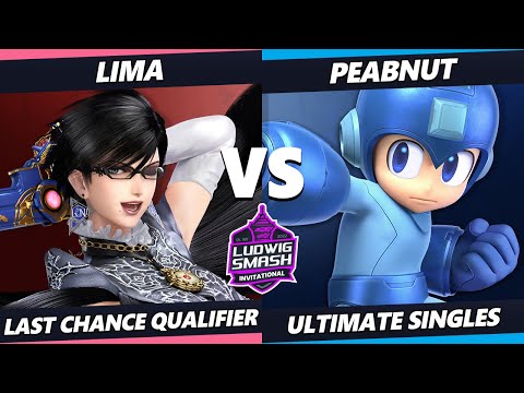 Ludwig Invitational - Lima (Bayonetta) Vs. Peabnut (Mega Man) SSBU Ultimate Tournament