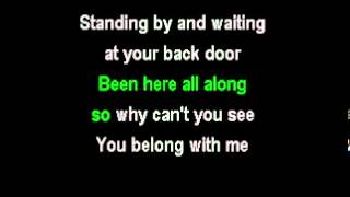 Taylor Swift - You Belong With Me [Karaoke Lyrics]