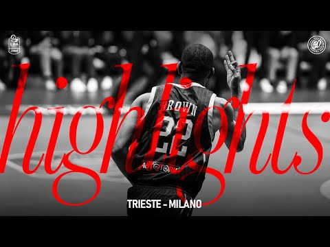 Pallacanestro Trieste - Olimpia Milano | GameDay 9 #LBA 23.11.2025 #highlights