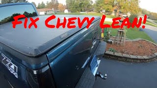 How to fix the Chevy "Lean" with air shocks