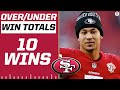 2022 NFL Over/Under Predictions: 49ers 10 wins [Expert Breakdown] | CBS Sports HQ