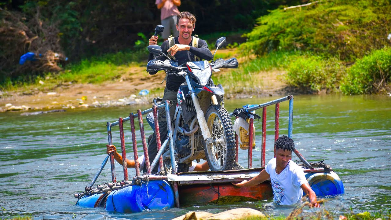Amphibious Motorbike Ride [Dominican Republic 96km + 9hr Long Ride!] (Part 1)