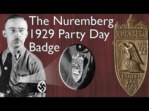The Nuremberg Party Day Badge (Nürnberger Parteitagsabzeichen 1929) of the NSDAP