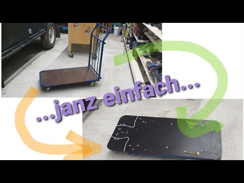 DIY Werkstattliege günstig selbst gemacht - Montageliege / Rollbrett
