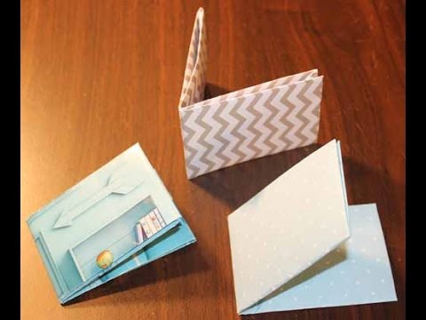 How to Make a Paper Wallet (Origami Wallet)