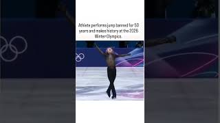 Athlete performs jump banned for 50 years and makes history at the 2026Winter Olympics.😍